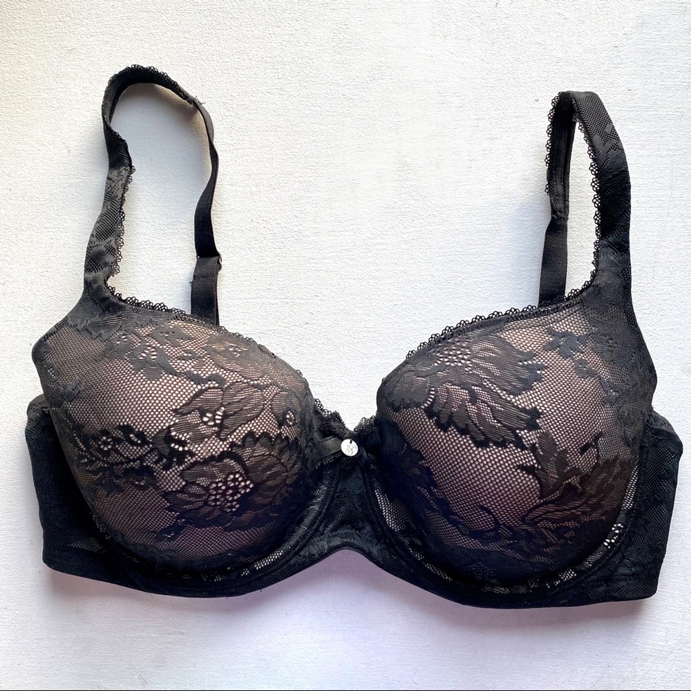 Body By Victoria Lined Demi Bra - Lace Size 36DD
